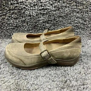 Dansko Taupe Brown Mary Janes Comfort Professional Shoes Womens 37 US 6.5-7